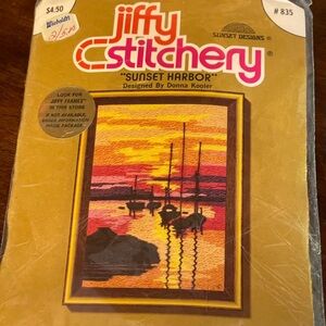 Jiffy Stitchery Sunset Harbor Kit